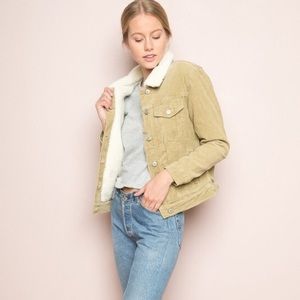 Brandy Melville John Galt Corduroy Jacket
